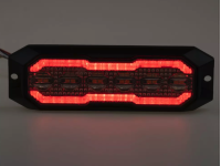 Sarkans Aizmugures Gabarīta Lukturis Ar Oranžu Stroboskopa Funkciju E9 R65 XA2 R1 10R